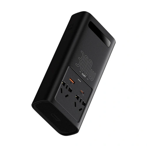Buy Baseus Power Inventer 300W, 24V, CN/EU (black) - BSU4471 - {ean13} - Home Screen Store Europe