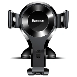 Buy Baseus Osculum Dashboard Gravity Car Mount Black - BSU101BLK - {ean13} - Home Screen Store Europe