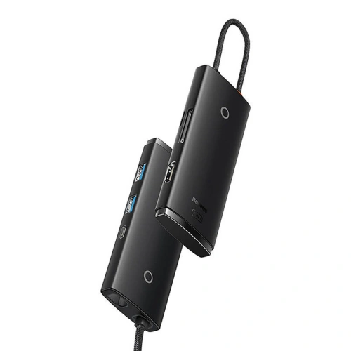 Kup Baseus Adapter HUB OS Lite 6-Port USB-C/HDMI - USB3.0x2 - PD - SD/TF (schwarz) - BSU4473 - {ean13} - Sklep Home Screen