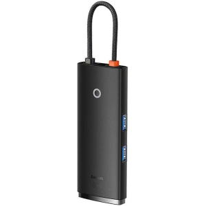 Kup Baseus Adapter HUB OS Lite 6-Port USB-C/HDMI - USB3.0x2 - PD - SD/TF (schwarz) - BSU4473 - {ean13} - Sklep Home Screen