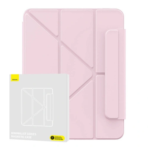 Kup Baseus Apple Husă magnetică Minimalist iPad Air 10.9 2020/2022 (generația a 4-a și a 5-a) / iPad Pro 11 2021/2022 (generația a 3-a și a 4-a) / iPad Air 11 2024 (generația a 6-a) (baby pink) - BSU4478 - {ean13} - Sklep Home Screen