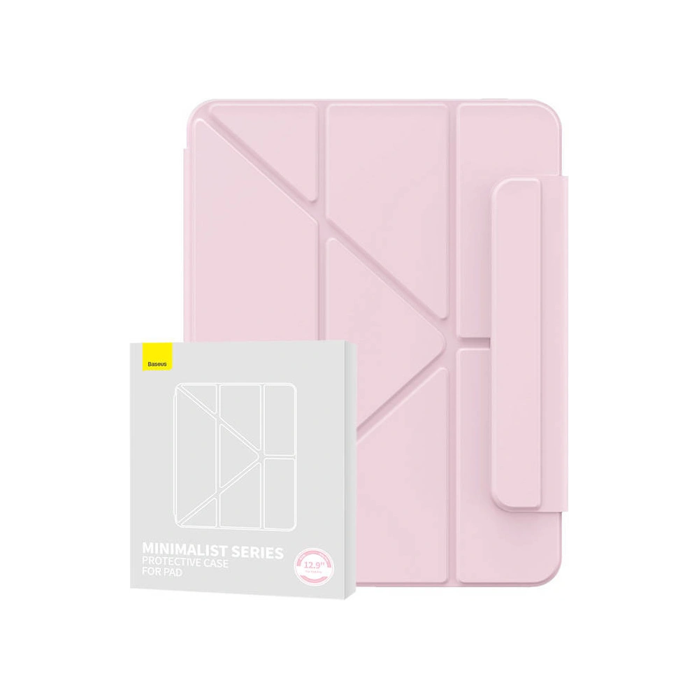 Etui magnetyczne Baseus Minimalist Apple iPad Pro 12.9 2018/2020/2021 (3., 4. i 5. generacji) (baby pink)
