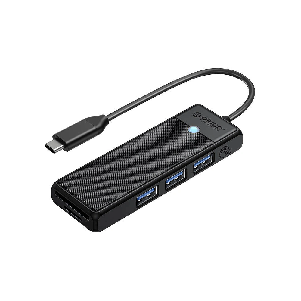 Adapter Hub 4w1 Orico USB USB-A 3.0x3 + TF/SD 3.0x1