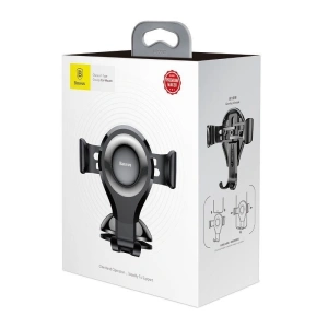 Buy Baseus Osculum Dashboard Gravity Car Mount Black - BSU101BLK - {ean13} - Home Screen Store Europe