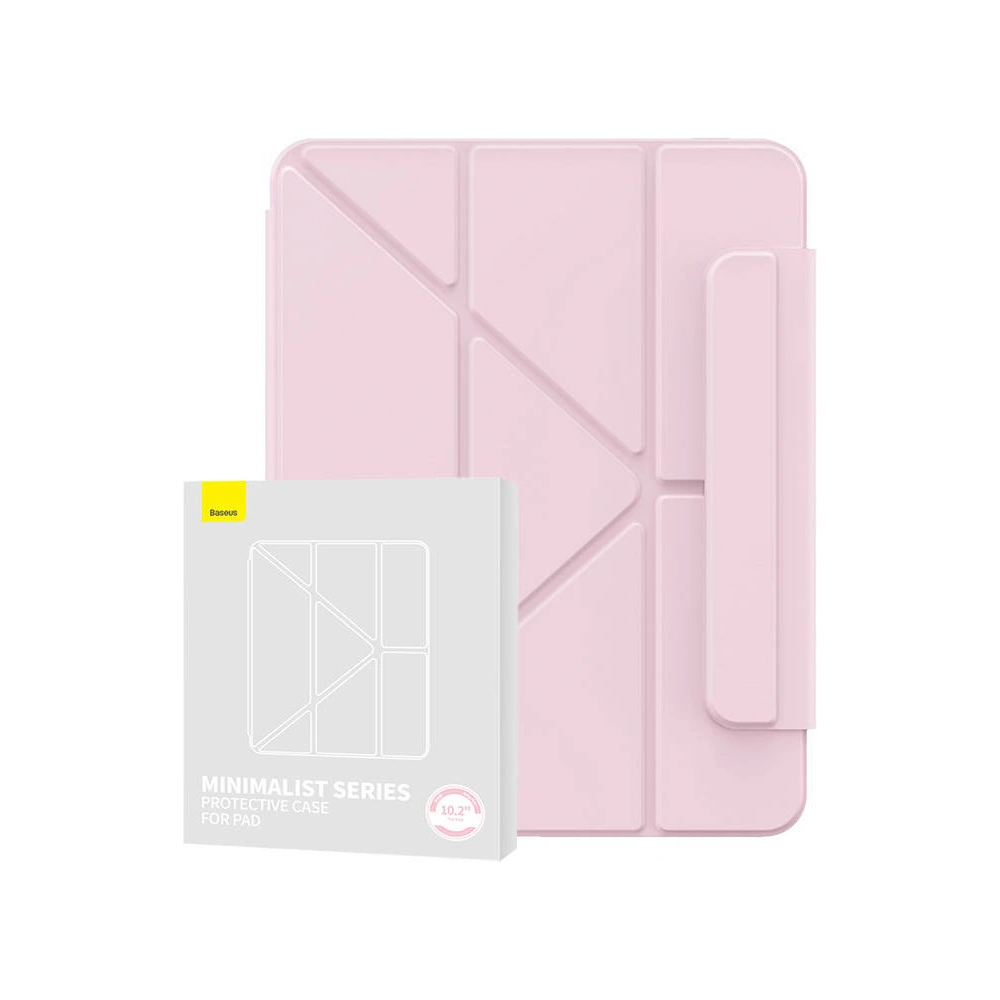 Etui magnetyczne Baseus Minimalist Apple iPad 10.2 2019/2020/2021 (7., 8. i 9. generacji) (baby pink)