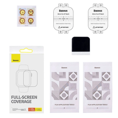 Kup Folia na ekran Baseus NanoCrystal 40mm Apple Watch 4/5/6/SE/SE 2 40mm Clear - BSU4485 - {ean13} - Sklep Home Screen