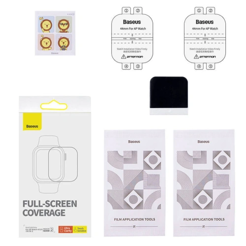Kup Fólie na displej Baseus NanoCrystal 44mm Apple Watch 4/5/6/SE/SE 2 44mm Čirý - BSU4486 - {ean13} - Sklep Home Screen