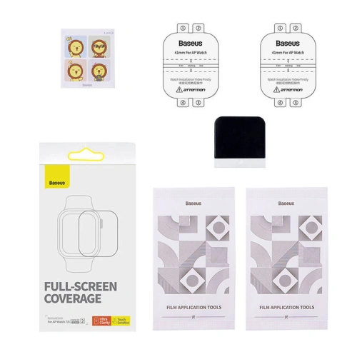 Kup Folie für Bildschirm Baseus NanoCrystal 41mm Apple Watch 4/5/6/7/SE/8/9 40/41mm Klar - BSU4487 - {ean13} - Sklep Home Screen