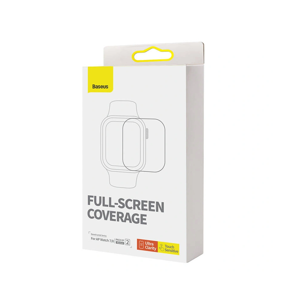 Folia na ekran Baseus NanoCrystal 45mm Apple Watch 4/5/6/7/8/9/SE 44/45mm Clear