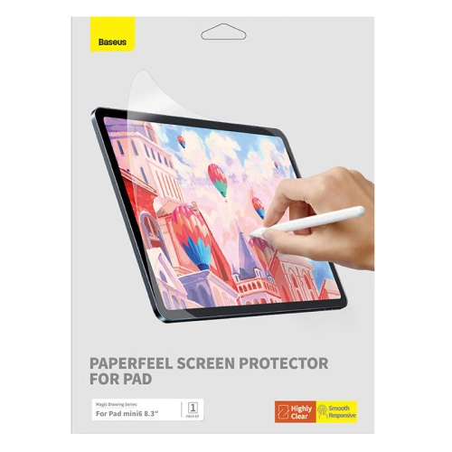 Kup Baseus Apple Bildschirmfolie Paperfeel iPad mini 2021 (6. Generation) / iPad mini 8.3" 2024 7gen / iPad mini 8.3" 2024 7gen Klar - BSU4490 - {ean13} - Sklep Home Screen