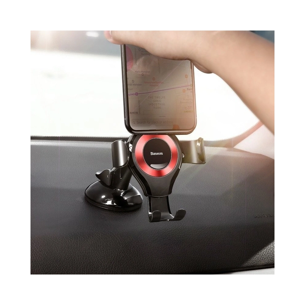Samochodowy uchwyt grawitacyjny Baseus Osculum do telefonu (czerwony)