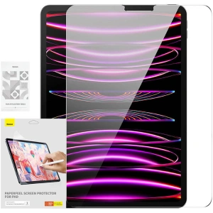 Kup Folia na ekran Baseus Paperfeel Apple iPad Air 10.9 2020/2022 (4. i 5. gen) / iPad Pro 11 2018/2020/2021/2022 (1., 2., 3. i 4. gen) / iPad Air 11 2024 (6. generacji) Clear - BSU4493 - {ean13} - Sklep Home Screen
