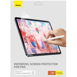 Kup Baseus Apple Folie pentru ecran Paperfeel iPad Air 10.9 2020/2022 (Gen 4 și 5) / iPad Pro 11 2018/2020/2021/2022 (Gen 1, 2, 3 și 4) / iPad Air 11 2024 (Gen 6) Transparent - BSU4493 - {ean13} - Sklep Home Screen