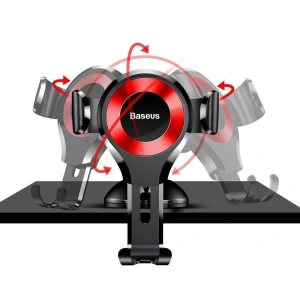 Buy Baseus Osculum Dashboard Gravity Car Mount Red - BSU102RED - {ean13} - Home Screen Store Europe