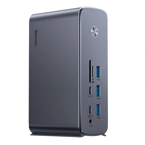 Kup Adapter Hub Baseus UnionJoy USB-C/HDMI4K@60Hz - 2xDP4K@60Hz - USB3.0 - 3xUSB-C 3.0 - 2xUSB2.0 - 2xPD - PC - RJ45 - SD/TF - 3.5mm - DC - BSU4496 - {ean13} - Sklep Home Screen