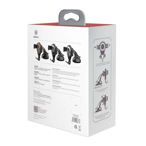 Buy Baseus Osculum Dashboard Gravity Car Mount Red - BSU102RED - {ean13} - Home Screen Store Europe