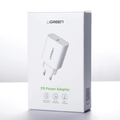 Kup Ładowarka sieciowa UGREEN 60450 USB-C Power Delivery 3.0 Quick Charge 4.0+ 20W 3A biały - UGR1668 - {ean13} - Sklep Home Screen
