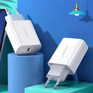 Kup UGREEN 60450 USB-C Power Delivery 3.0 Quick Charge 4.0+ 20W 3A încărcător de rețea alb - UGR1668 - {ean13} - Sklep Home Screen