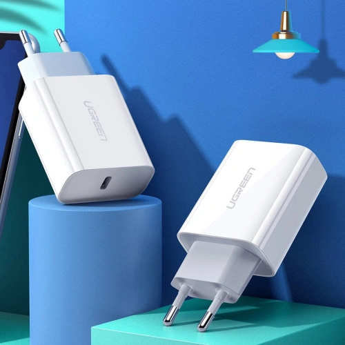 Kup Ładowarka sieciowa UGREEN 60450 USB-C Power Delivery 3.0 Quick Charge 4.0+ 20W 3A biały - UGR1668 - {ean13} - Sklep Home Screen