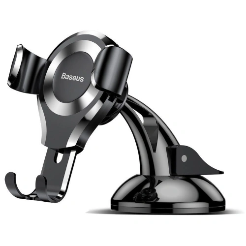 Buy Baseus Osculum Dashboard Gravity Car Mount Silver - BSU103SLV - {ean13} - Home Screen Store Europe