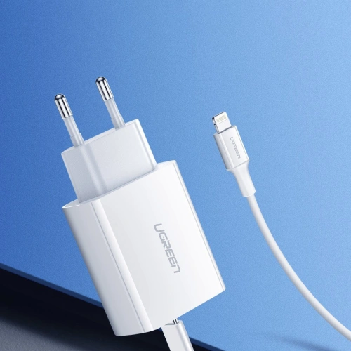 Kup UGREEN 60450 USB-C Power Delivery 3.0 Quick Charge 4.0+ 20W 3A Netzladegerät weiß - UGR1668 - {ean13} - Sklep Home Screen