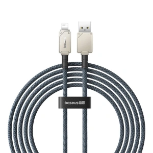Kabel Baseus Unbreakable Series USB-A/Lightning 2.4A 2m (námořnická modř)