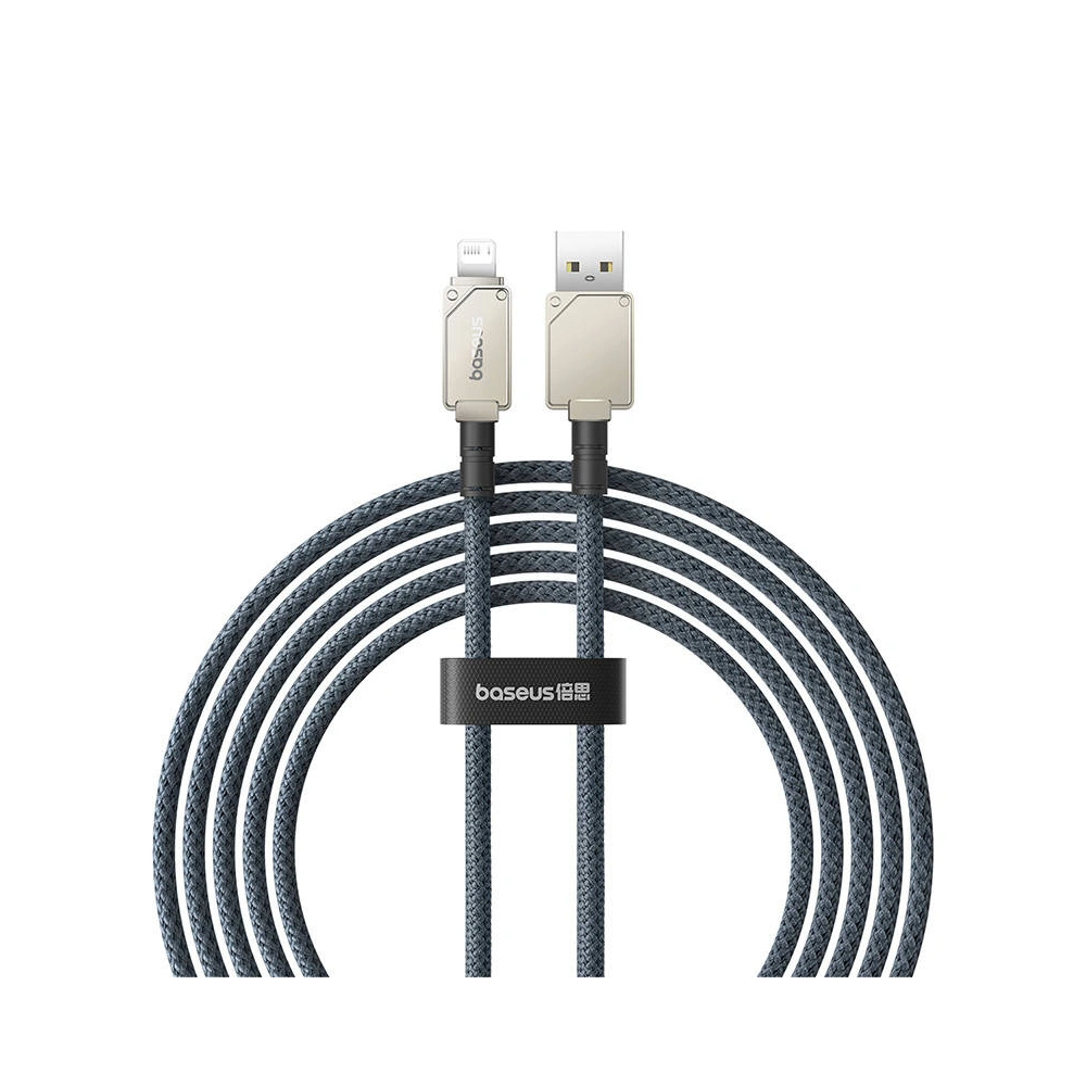 Kabel Baseus Unbreakable Series USB-A/Lightning 2.4A 2m (granatowy)