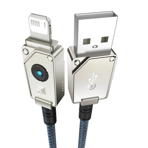 Buy Baseus Unbreakable Series USB-A/Lightning Cable 2.4A 2m (navy blue) - BSU4500 - {ean13} - Home Screen Store Europe