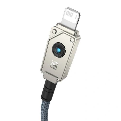 Buy Baseus Unbreakable Series USB-A/Lightning Cable 2.4A 2m (navy blue) - BSU4500 - {ean13} - Home Screen Store Europe