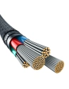 Buy Baseus Unbreakable Series USB-A/Lightning Cable 2.4A 2m (navy blue) - BSU4500 - {ean13} - Home Screen Store Europe