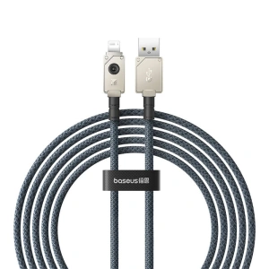 Kabel Baseus Unbreakable Series USB-A/Lightning 2.4A 2m (námořnická modř)