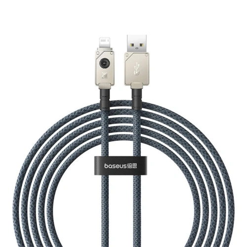 Buy Baseus Unbreakable Series USB-A/Lightning Cable 2.4A 2m (navy blue) - BSU4500 - {ean13} - Home Screen Store Europe