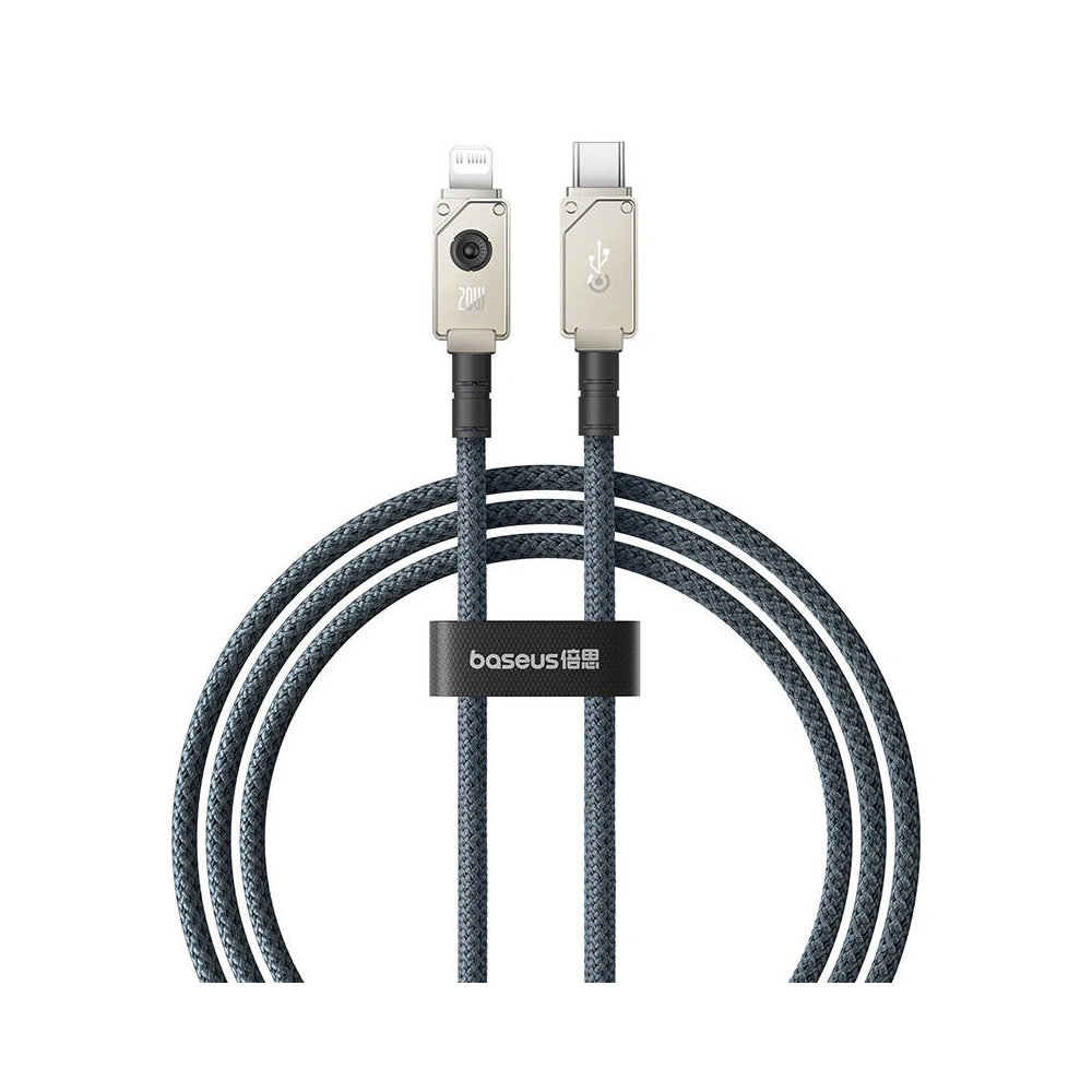 Kabel Baseus Unbreakable Series USB-C/Lightning 2.4A 1m (granatowy)
