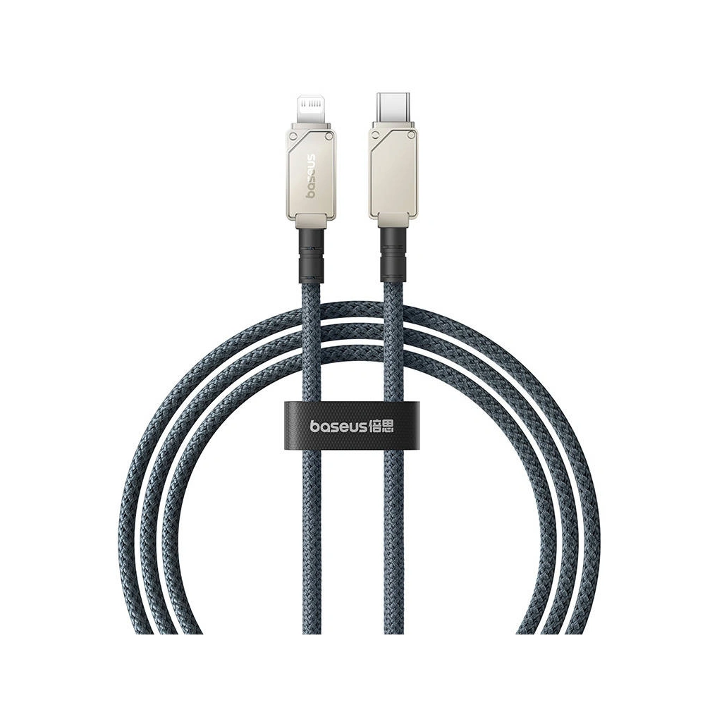 Kabel Baseus Unbreakable Series USB-C/Lightning 2.4A 1m (granatowy)