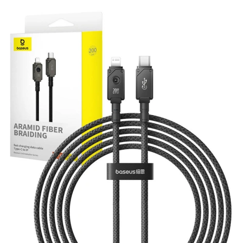 Kup Kábel Baseus Unbreakable Series USB-C/Lightning 20W 2m (Fekete) - BSU4503 - {ean13} - Sklep Home Screen
