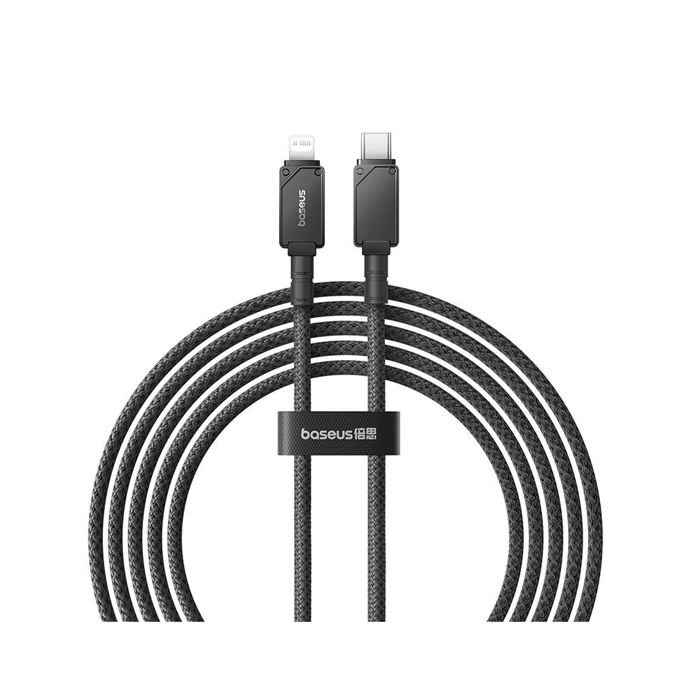 Kabel Baseus Unbreakable Series USB-C/Lightning 20W 2m (Czarny)