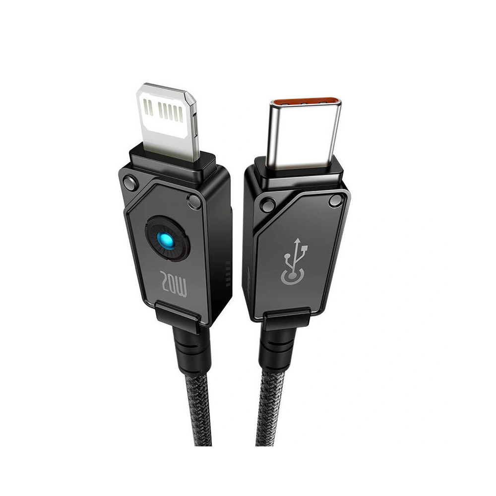 Kabel Baseus Unbreakable Series USB-C/Lightning 20W 2m (Czarny)