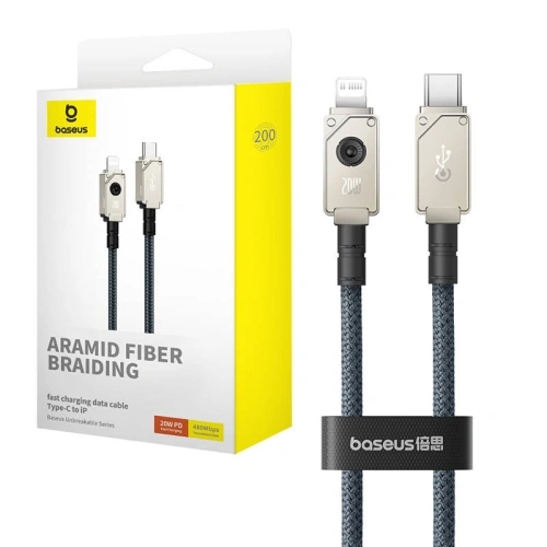 Kup Kábel Baseus Unbreakable Series USB-C/Lightning 20W 2m (sötétkék) - BSU4504 - {ean13} - Sklep Home Screen