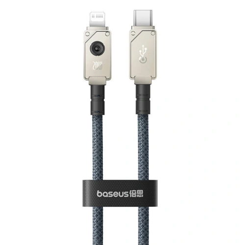 Kup Baseus Cablu Seria Unbreakable USB-C/Lightning 20W 2m (albastru marin) - BSU4504 - {ean13} - Sklep Home Screen
