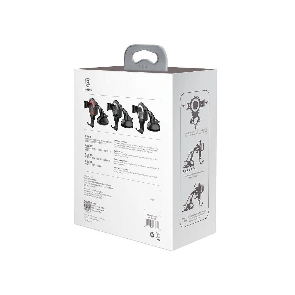 Samochodowy uchwyt grawitacyjny Baseus Osculum do telefonu (srebrny)