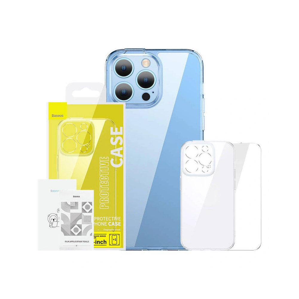 Zestaw etui + szkło Baseus SuperCeramic Apple iPhone 14 Plus / 15 Plus