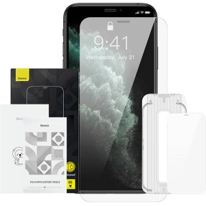 Kup Baseus 0.3mm Apple Gehärtetes Glas Kristall iPhone XS/X - BSU4509 - {ean13} - Sklep Home Screen