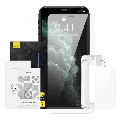 Kup Edzett üveg Baseus Crystal 0.3mm Apple iPhone XS/X - BSU4509 - {ean13} - Sklep Home Screen