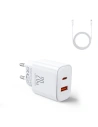 Kup Joyroom Încărcător JR-TCF05 USB-C/USB-A 20W alb + cablu USB-C/Lightning 1m - JYR774 - {ean13} - Sklep Home Screen