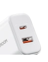Kup Joyroom Încărcător JR-TCF05 USB-C/USB-A 20W alb + cablu USB-C/Lightning 1m - JYR774 - {ean13} - Sklep Home Screen