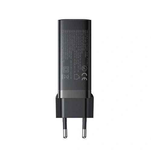 Kup Joyroom Încărcător de rețea GaN JR-TCG05EU 3x USB-C/USB-A 140W negru + cablu USB-C/USB-C 240W 1.2m - JYR775 - {ean13} - Sklep Home Screen
