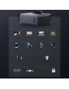 Kup Joyroom Încărcător de rețea GaN JR-TCG05EU 3x USB-C/USB-A 140W negru + cablu USB-C/USB-C 240W 1.2m - JYR775 - {ean13} - Sklep Home Screen