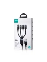 Kup Kábel Joyroom S-1T4018A18 4w1 USB-A/USB-C - 2x Lightning - microUSB 1.2m fekete - JYR777 - {ean13} - Sklep Home Screen