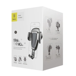 Buy Baseus Gravity Car Mount Air Vent Black - BSU105BLK - {ean13} - Home Screen Store Europe