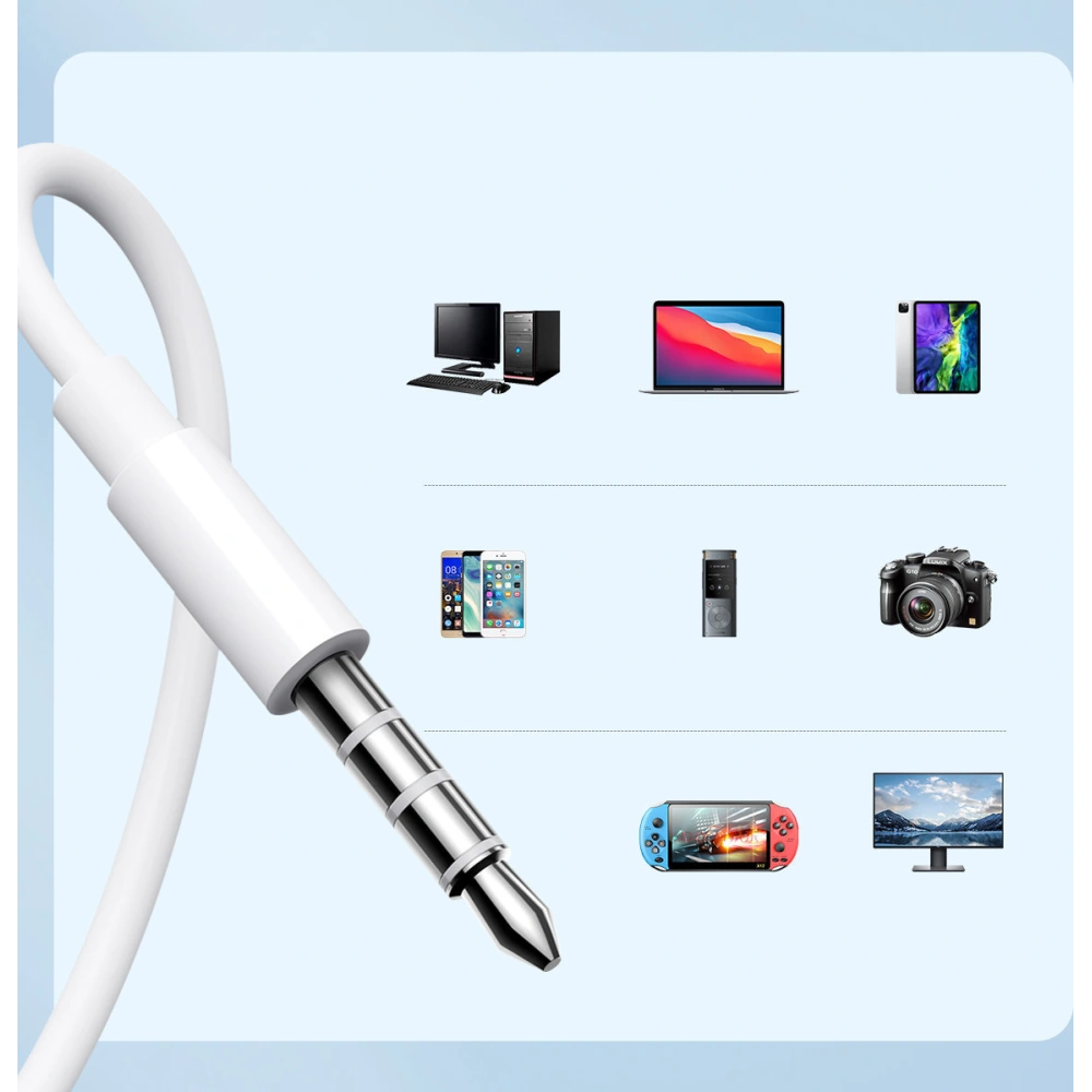 Słuchawki Joyroom JR-EW01 mini jack z pilotem sterowania białe